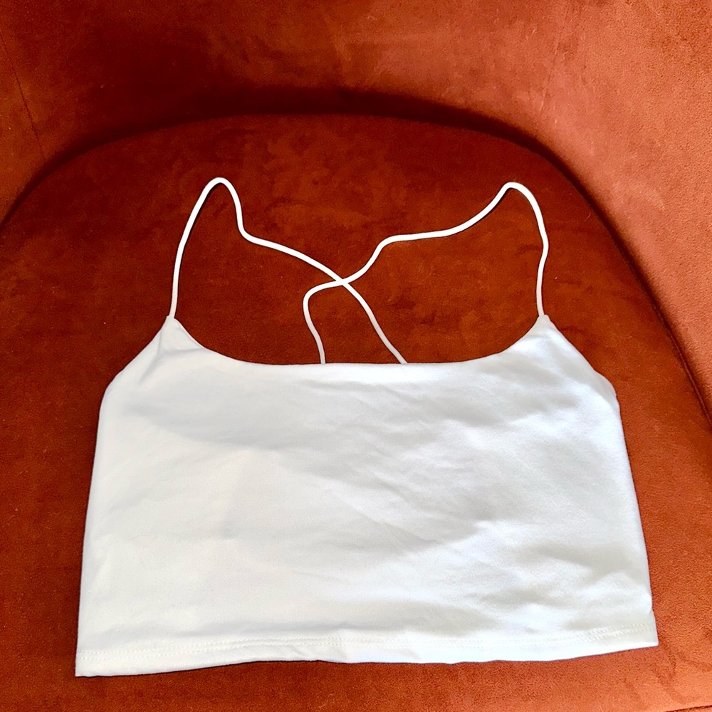 Windsor White Criss-cross Top